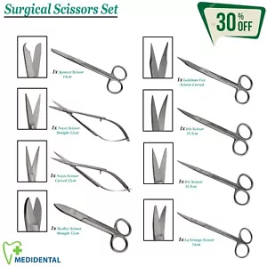 Range Of Surgical Scissors Dental Operating Medical Laboratory Tools CE - Picture 1 of 19