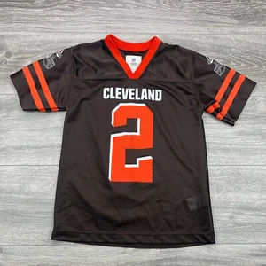 Johnny Manziel #2 Cleveland Browns Jersey Youth 8 Small Brown NFL Team Apparel - Picture 1 of 11