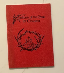 ee- Stations of the Cross For Children 1936 Revised Edition Catholic Church Book - Imagen 1 de 5