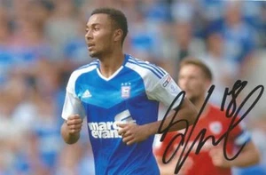 IPSWICH* GRANT WARD SIGNED 6x4 ACTION PHOTO+COA - Picture 1 of 1