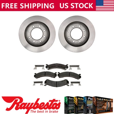 Rotores de freno delanteros + pastillas de freno metálicas herrajes para GMC Savana 3500 2003-2006 Foto 1 de 4