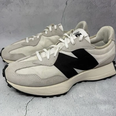 LIKNU New Balance 327 Women’s Sz 9.5 M (B) Sea Salt Black Sneakers Shoes - Image 1 of 4