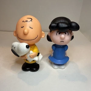 Figurine McDonalds Charlie Brown e Lucy 4" 2015 - Foto 1 di 7