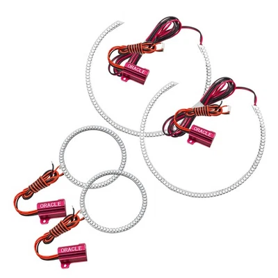 LED Halo Headlights Factory Surface Add On Custom Lights White 2431-001 Foto 1 de 4