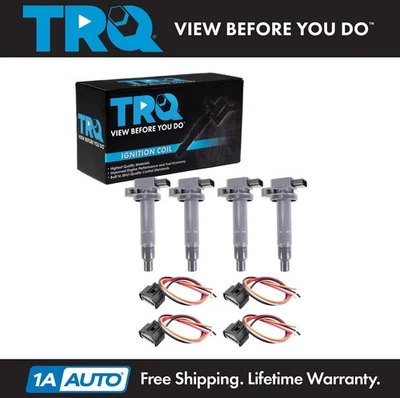 Комплект катушек зажигания TRQ подходит для Toyota Prius C 2012-2017 годов выпуска - Изображение 1 из 4