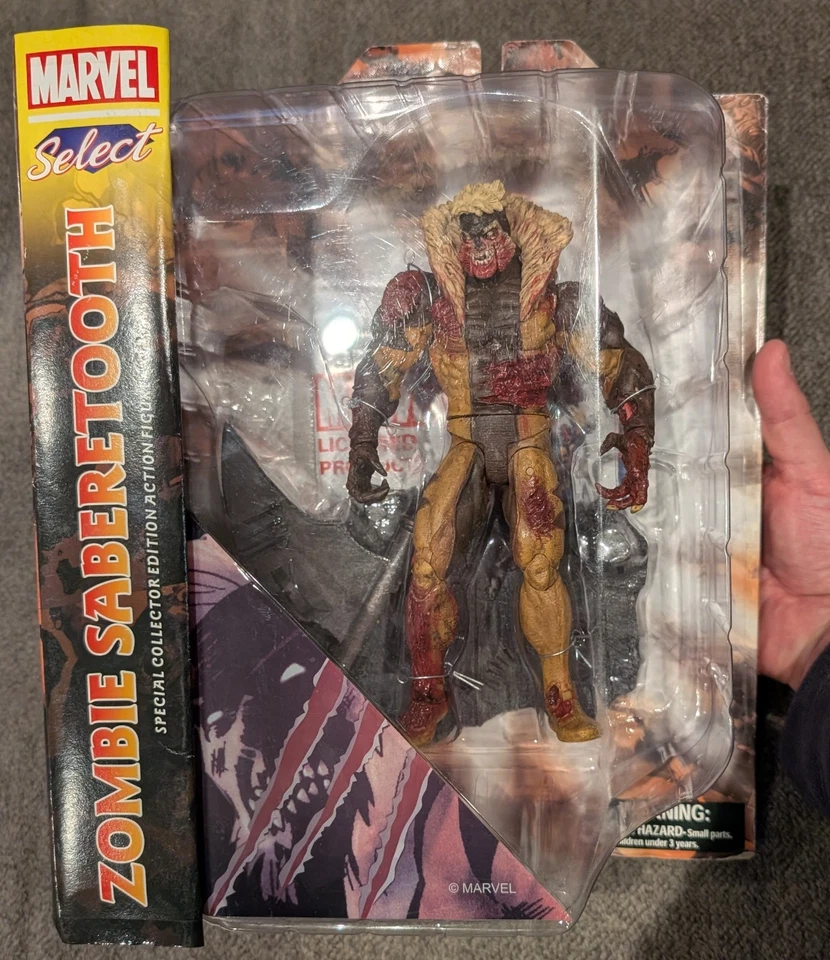 Diamond Select Toys Marvel Select: Zombie Sabretooth Action Figure - Image 1 of 1