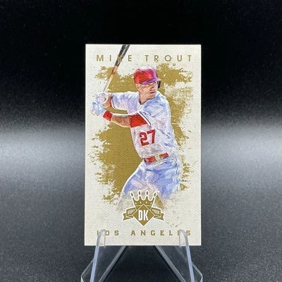2016 Diamond Kings DK Minis Mike Trout #91 Angels - Image 1 of 2