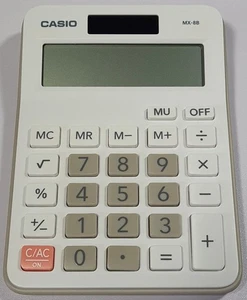 Casio MX-8B Desktop Calculator White - Picture 1 of 4