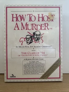 Vintage Sealed 1986 How To Host A Murder Board Game “The Class Of 54”. Sealed - Foto 1 di 5