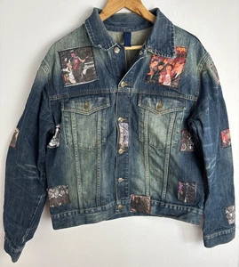 The Rolling Stones Jeansjacke bestickt Herren Gr. L - Bild 1 von 12