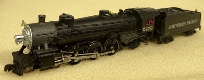 N scale Model Power 4-6-2 Santa Fe steam locomotive - Image 1 of 4