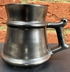 Vintage Miniature Grey Lustre Ornate Handled Mug - Prinknash - Picture 1 of 11