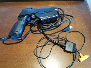 SONY PLAYSTATION 1 2 PS1 PS2 LIGHT GUN PISTOL BLASTER PHASER CONTROL Black G-Con - Picture 1 of 4