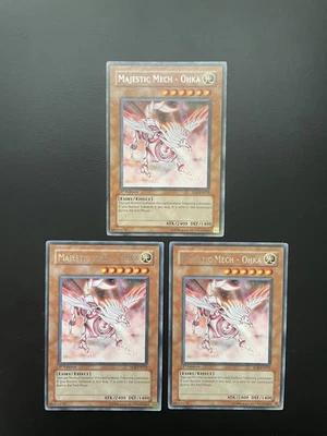 Yugioh Majestic Mech - Ohka EOJ-EN015 1st Edition Rare LP/MP X3 - Image 1 of 2