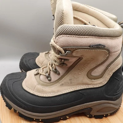 Columbia 女式 9 Bugaboot Omni 200 棕褐色绝缘冬季靴 BL1365-265 缺点 — 第 1/4 张图片