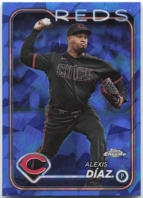 2024 Topps Chrome Sapphire Edition #297 Alexis Diaz - Image 1 of 2