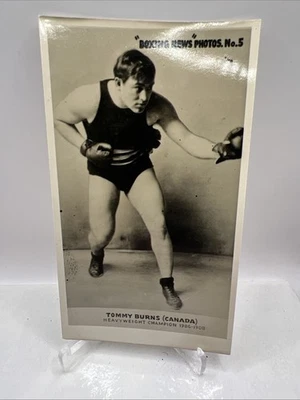 1940-70 Boxing News Photos #5 Tommy Burns - Image 1 of 2