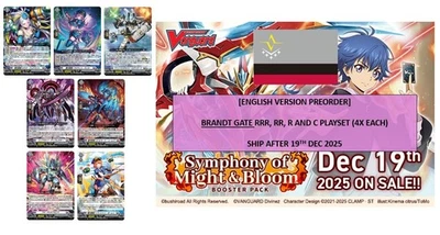 CARDFIGHT VANGUARD DZ-BT11 BRANDT GATE PLAYSET SERAPH CLEARLIGHT FLAWLESS LILA - Image 1 of 2