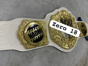 2023 3d women world heavyweight wrestling champion belt Naomi side plates 6mm - Picture 1 of 5