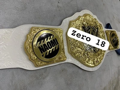 2023 3d women world heavyweight wrestling champion belt Naomi side plates 6mm - Image 1 of 4
