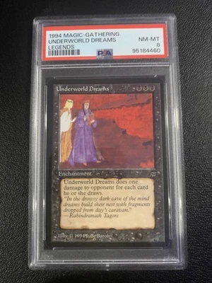 MTG Magic the Gathering Legends Underworld Dreams PSA NM-MT 8 - Image 1 of 2