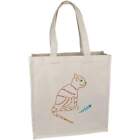 'Cat has eaten the fish ' Premium Canvas Tote Bag (ZX00021225)