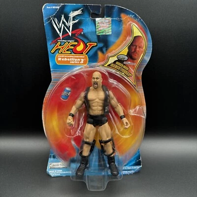 Figura de acción Stone Cold Steve Austin Sunday Night Heat WWF Rebellion Serie 3  Foto 1 de 4