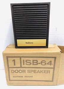 Vintage NuTone ISB-64 Surface Mounted Door Intercom Speaker Brown New - Picture 1 of 6