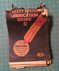 1935 PENNZOIL SAFETY SYSTEM LUBRICATION GUIDE SAFE LUBRICATION, 2 RING FOLD OVER