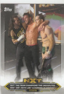 2020 TOPPS WWE NXT #66 NXT Tag Team Champions Undisputed ERA -Keith Lee #08/25 - Picture 1 of 2