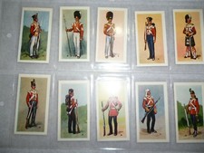 Ciggy / Tea Cards - (25)  Set of British 19th Century Uniforms
