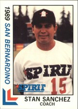 1989 San Bernardino Spirit Best #26 Stan Sanchez CO