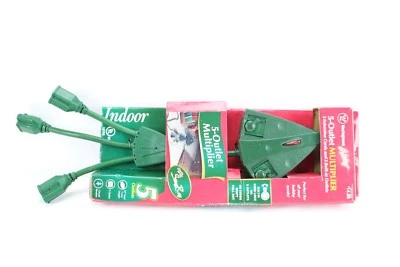 Multiplicador de 5 salidas Westinghouse Holiday 3 cables extendidos 2 salidas incorporadas cable de 54" Foto 1 de 4