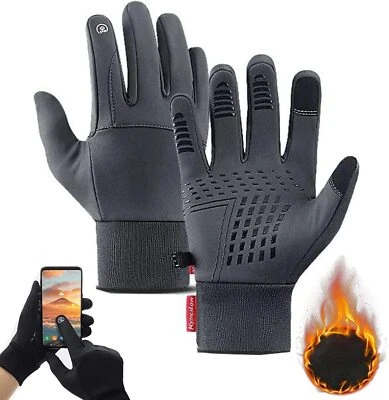 Thermal Windproof Waterproof Winter Gloves Touch Screen Warm Mittens Men Women - Image 1 of 4