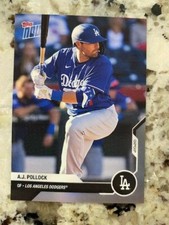 2020 TOPPS NOW ROAD TO OPENING DAY RTOD CARD LOS ANGELES DODGERS AJ POLLOCK