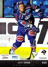 2010-11 Erste Bank Eishockey Liga EBEL #155 Matt Ryan