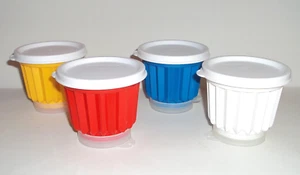 Tupperware Jellettes Individual Dessert Dishes Set of 6 Jello Molds New - Picture 1 of 2