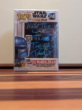 Heavy Infantry Mandalorian FunkoPop#348 Signed By Tait Fletcher AUTHENTICATED 