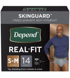 Slip intimo Depend Real-Fit Skinguard taglia S/M numero massimo 14; 2 colori - Foto 1 di 13
