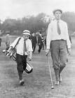 Francis Quimet And His Caddy, Eddie Lowery, Play Golf At Brookline I - Old Photo