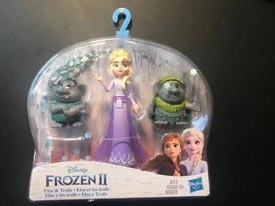 Disney Frozen 2 Muñecas Pequeñas Paquete de 3 Elsa Troll Friends Mini Set 3" Trolls Foto 1 de 4