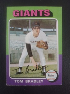 1975 Topps Mini #179 Tom Bradley Giants