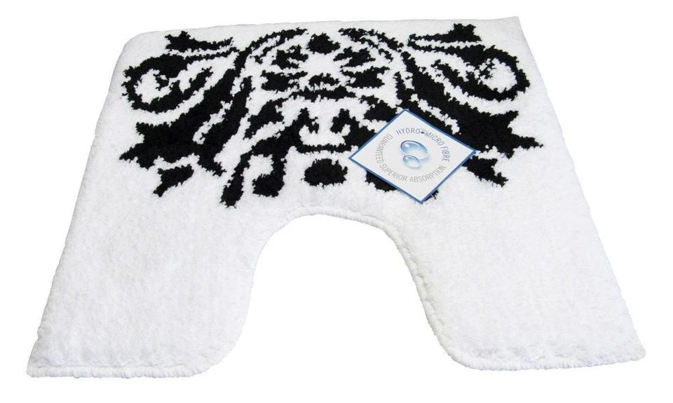 Sanwood WC Vorleger mit Ausschnitt Toilettenvorleger Klovorleger Teppich 50x55cm - Bild 1 von 1