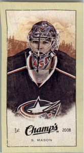 2009-10 Upper Deck Champ's Blue Jackets Hockey Card #225 Steve Mason