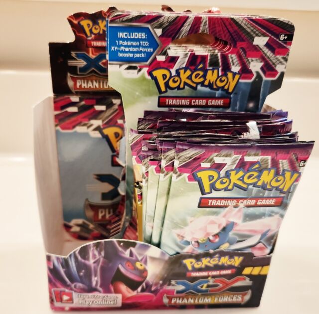 1 Pokemon XY Phantom Forces Booster Pack Sealed Box Fresh Unweighed 4/4  Artworks