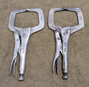 2 Petersen Dewitt Vise Grips Adjustable Locking Welding Body Clamp Pliers 11R