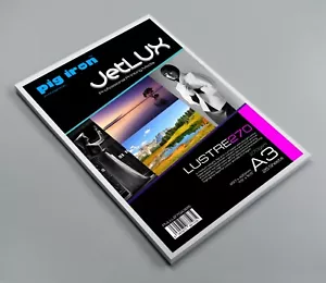 Lustre Photo Paper A3 25 SHEETS Pig Iron JetLUX 270gsm Heavyweight Inkjet Pearl - Picture 1 of 14