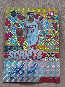 2021-22 Panini Gold Mosaic Basketball Anthony Lamb Rookie Scripts Auto RS-ALB 🔥