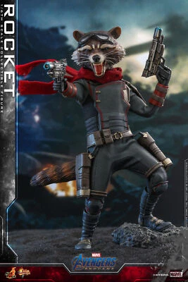 Avengers: Endgame Rocket Raccoon Hot Toys 1/6 Scale Action Figure [MMS548] - Image 1 of 4