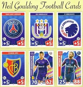 Topps Champions League MATCH ATTAX 2017-2018 ☆ Football Cards ☆ #253 to #324